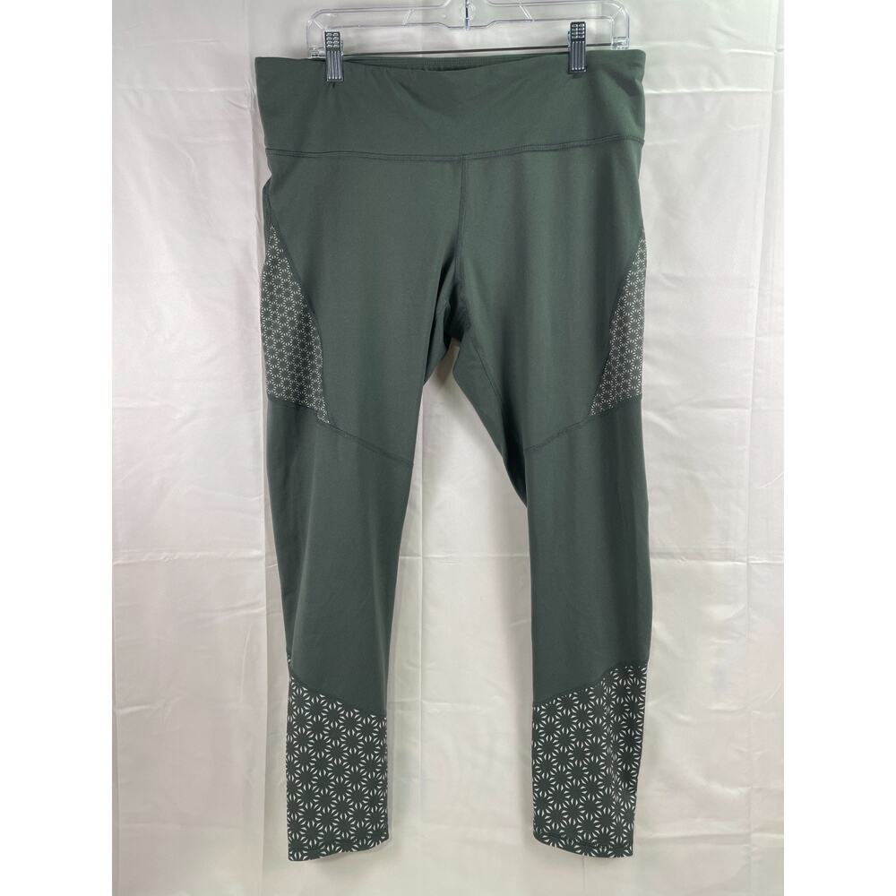 C9 Champion Women's Mid-Rise Charcoal Gray Legging Activewear Knit Long Pant XXL